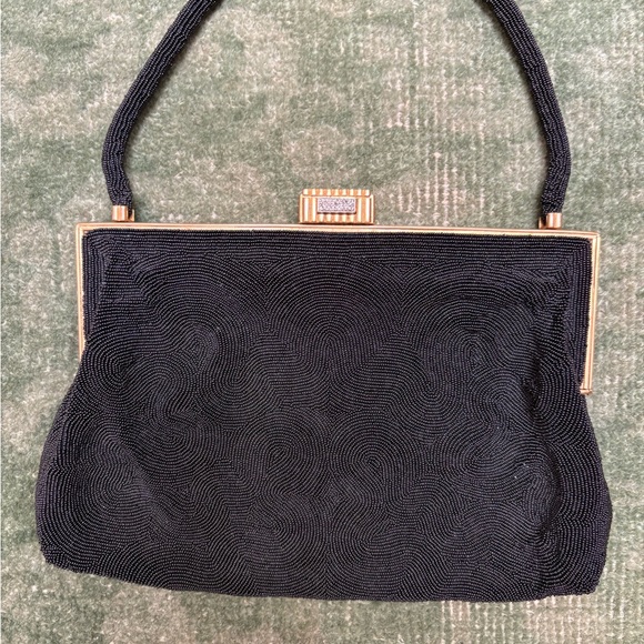 Handbags - French art deco beaded evening bag made in Paris